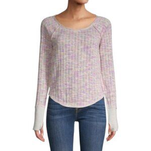 We The Free spaced out long sleeve knitted sweater size XS